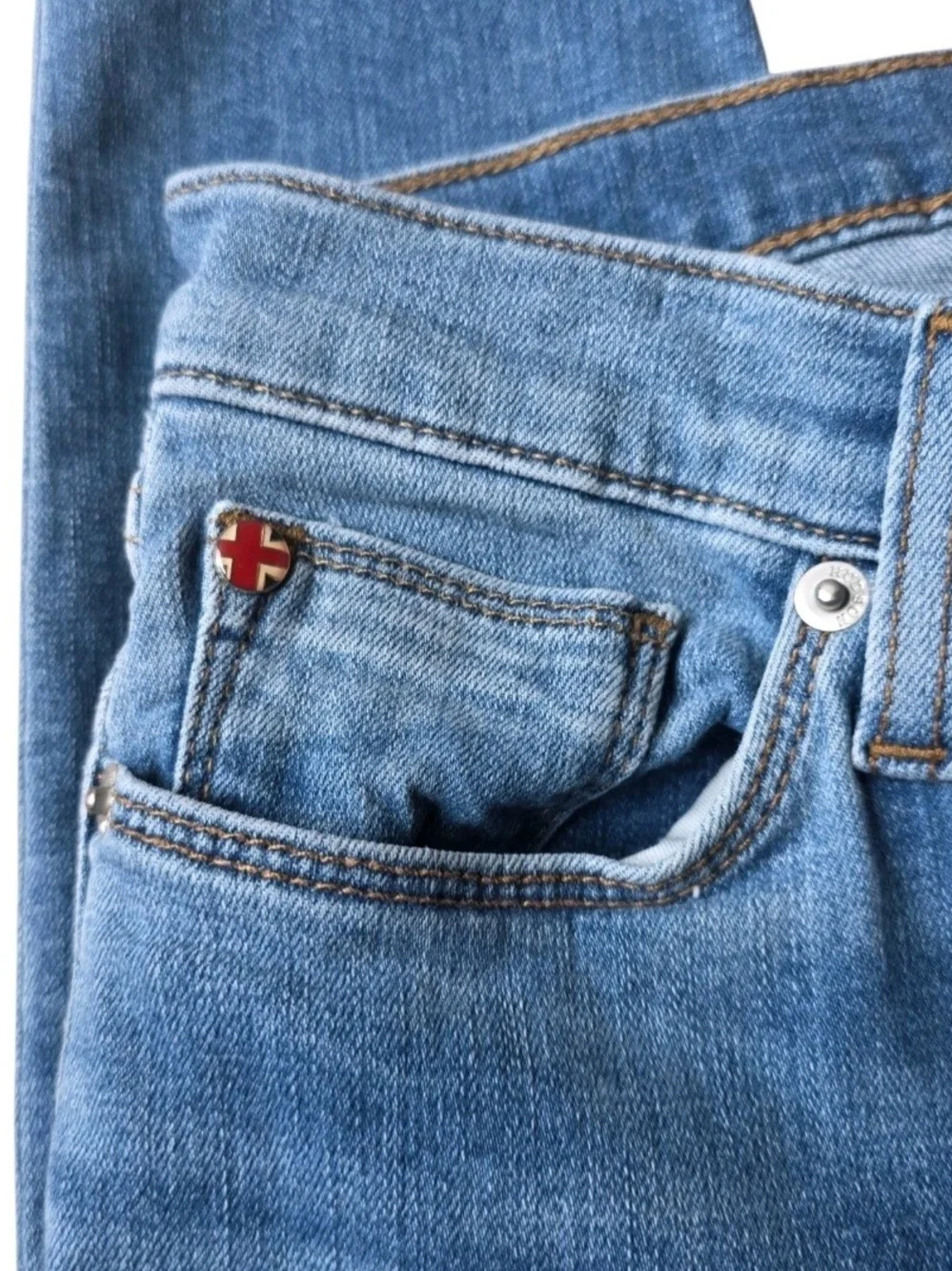 Hudson Krista Low Rise Super Skinny Jeans Size 26 Medium Wash
